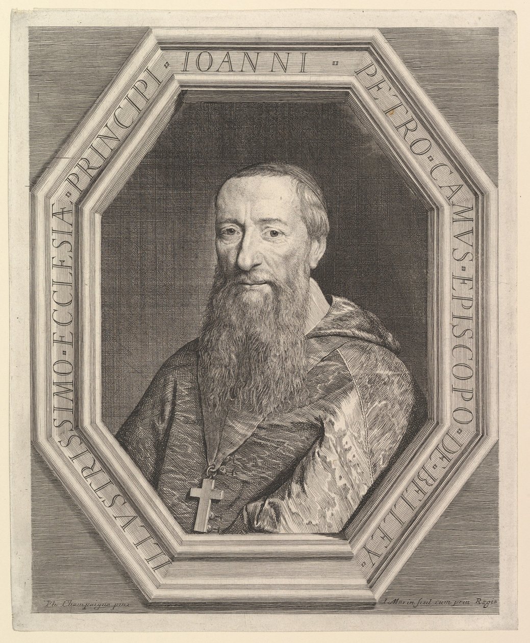 Jean-Pierre Camus, Belley püspöke. alkotó: Jean Morin