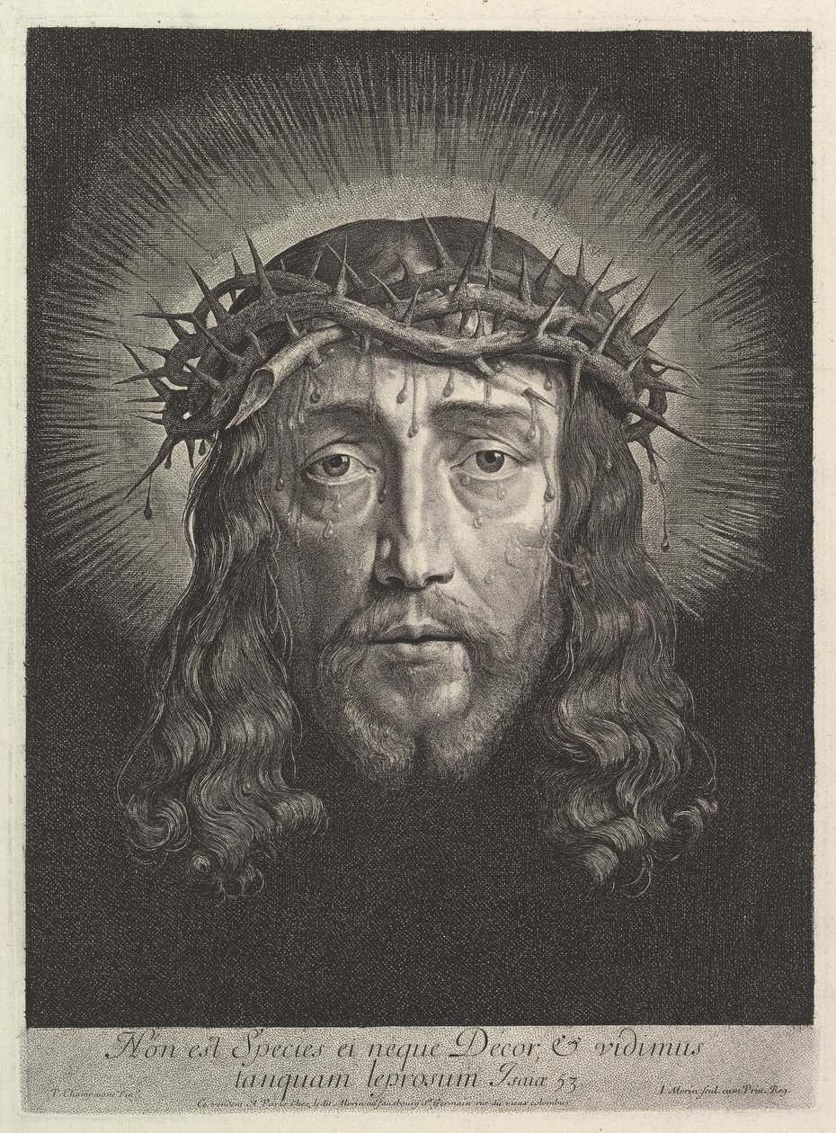 A tövisekkel koronázott Szent Arc, nagy formátumban. alkotó: Jean Morin