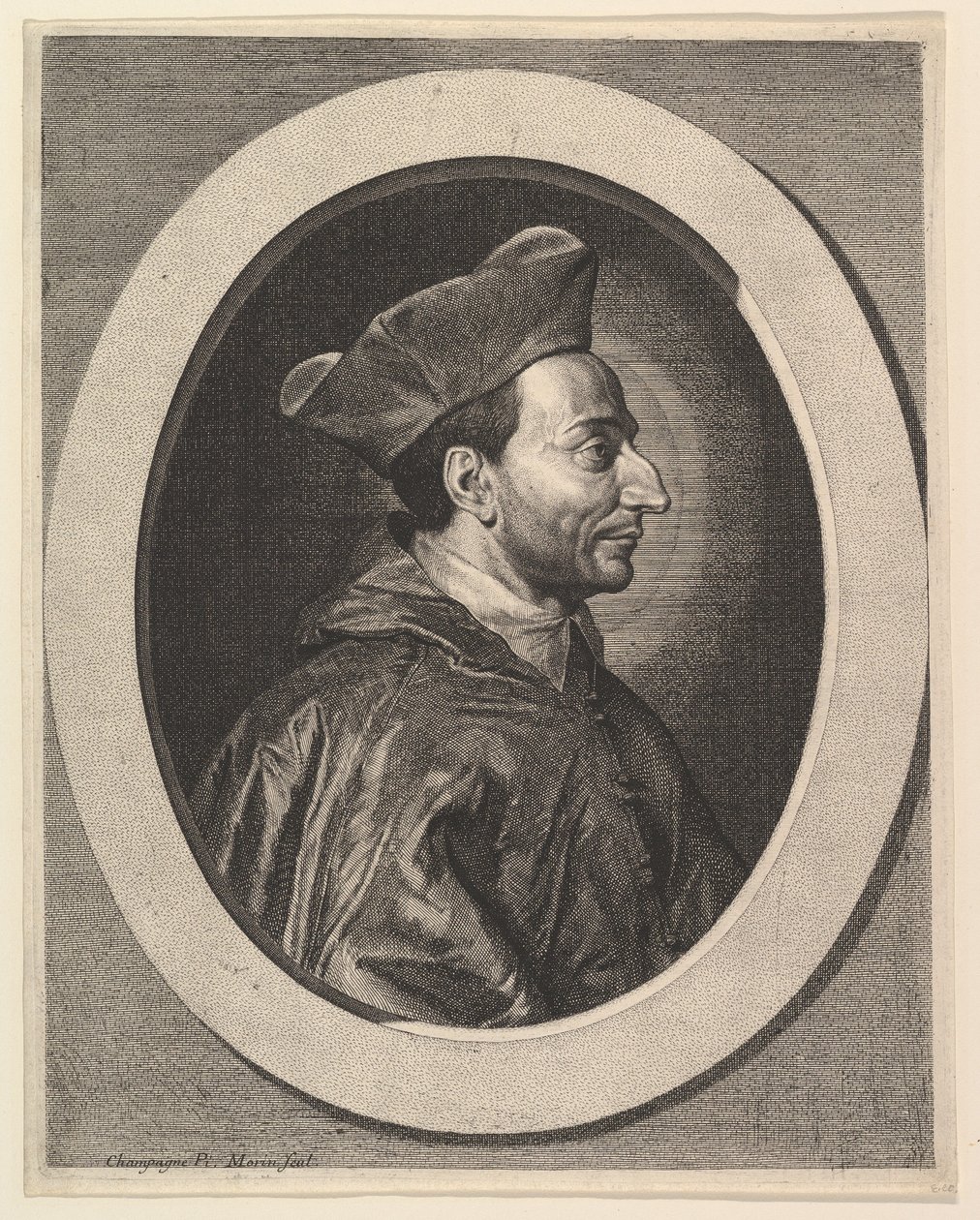Borromeo Szent Károly bíboros és milánói érsek. alkotó: Jean Morin