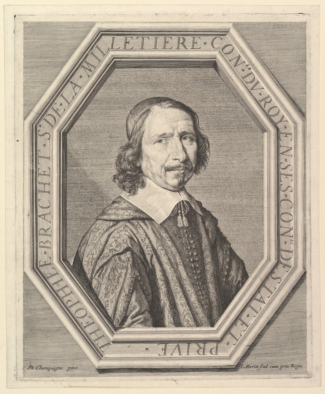 Theophile Brachet de la Milletiere, a király tanácsadója. alkotó: Jean Morin