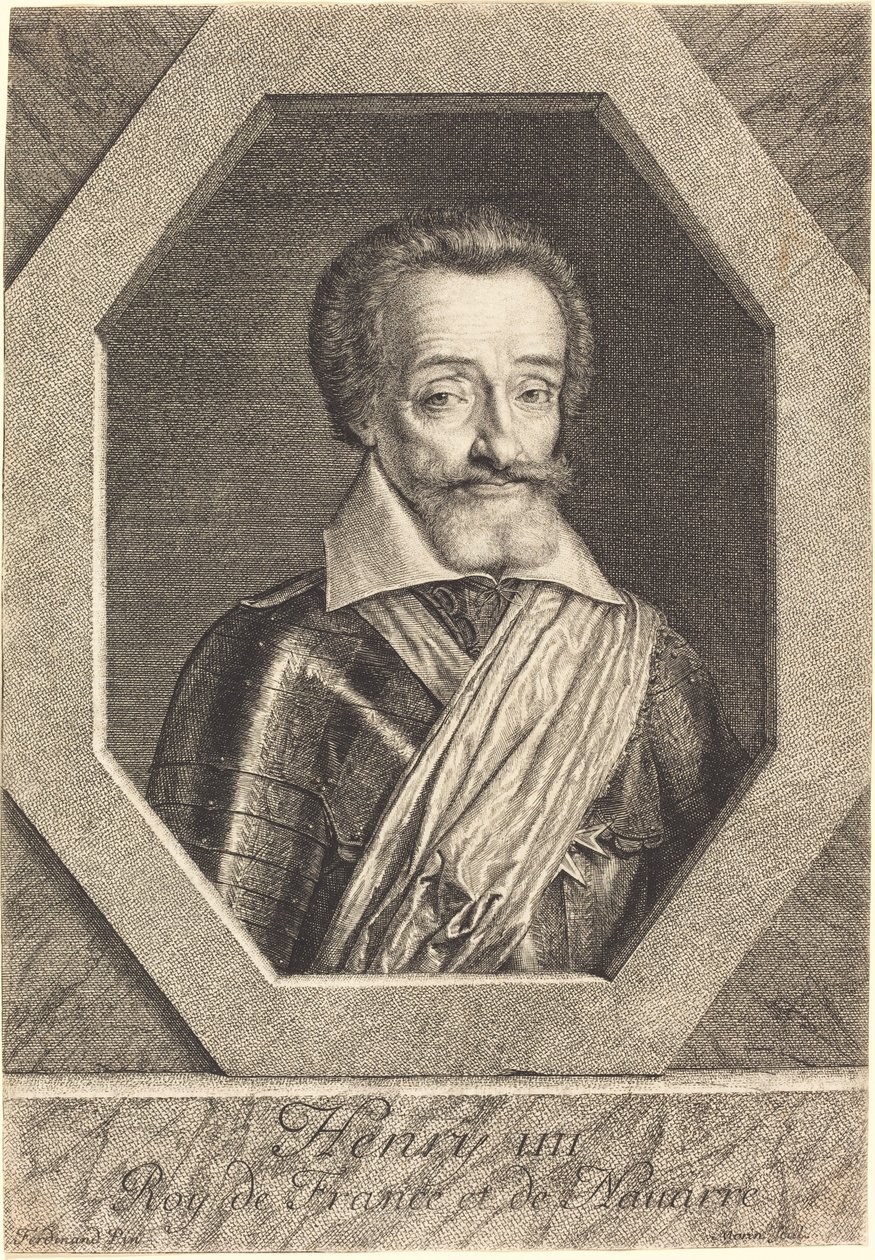 Henrik IV alkotó: Jean Morin after Louis Elle I