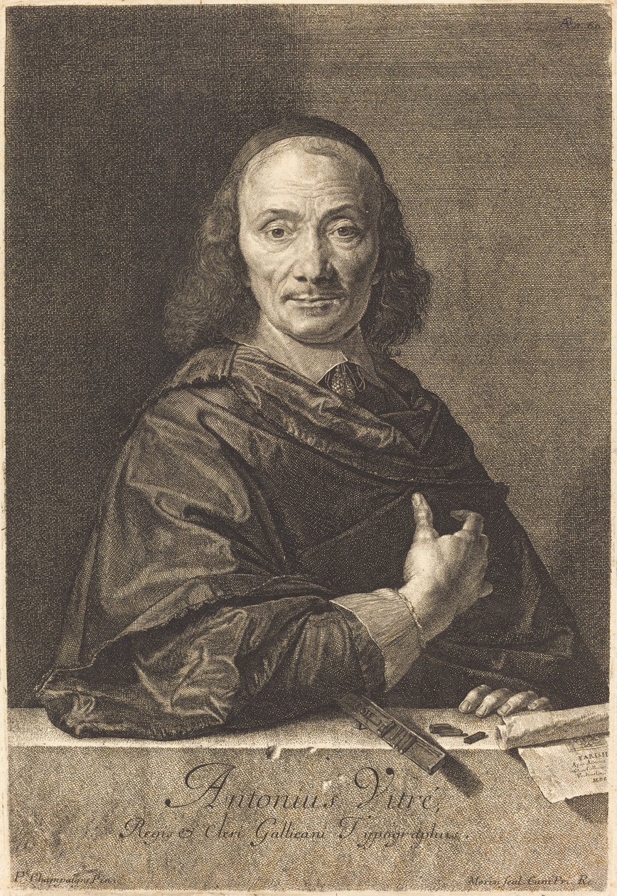 Antoine Vitre alkotó: Jean Morin after Philippe de Champaigne