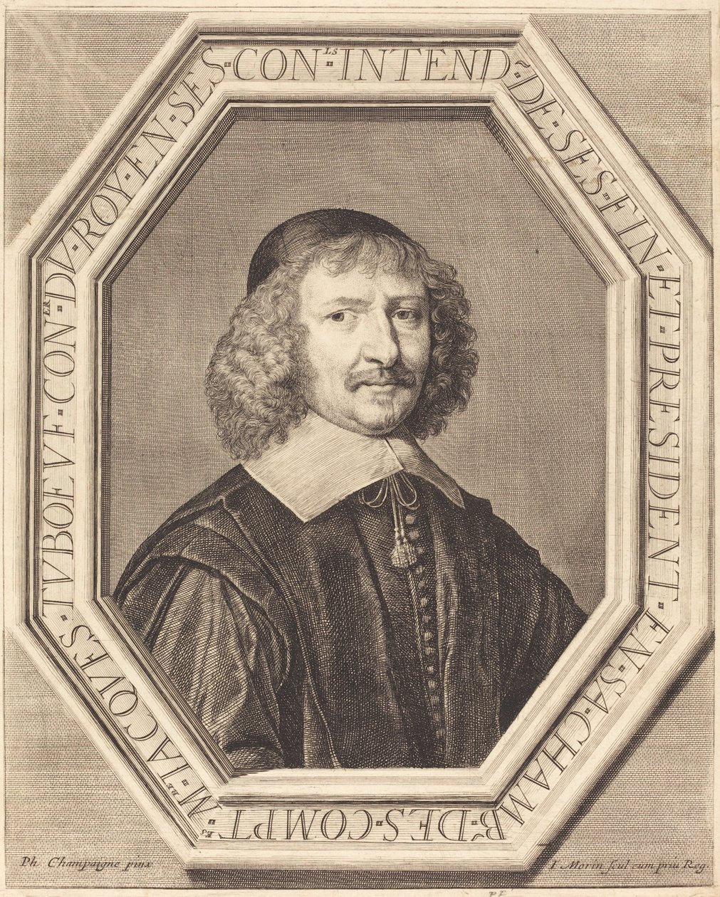 Jacques Tuboeuf alkotó: Jean Morin after Philippe de Champaigne