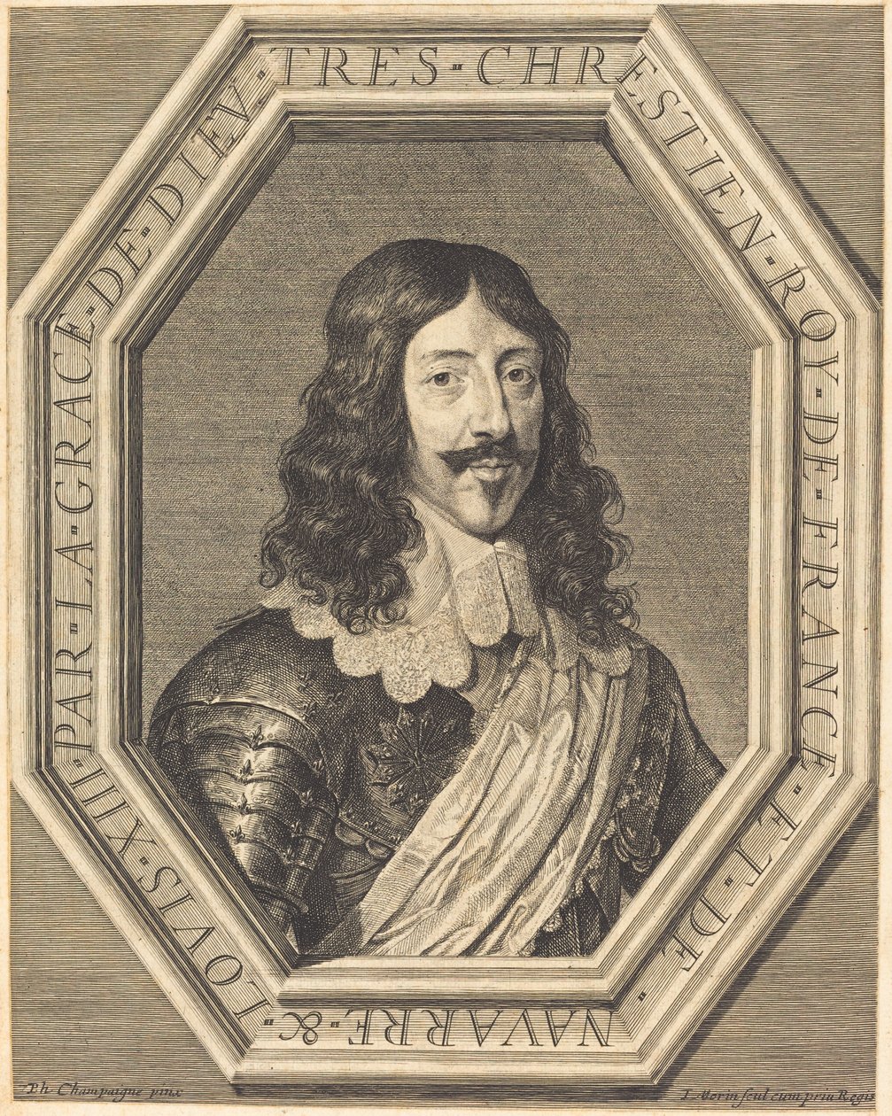 Lajos XIII alkotó: Jean Morin after Philippe de Champaigne