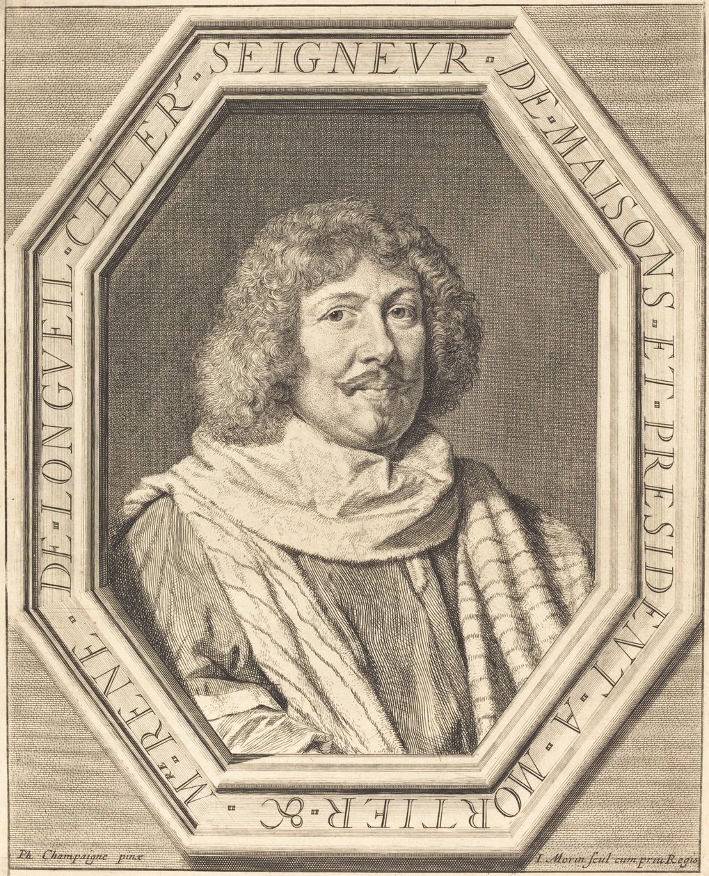 Rene de Longueil, Maisons márki alkotó: Jean Morin after Philippe de Champaigne