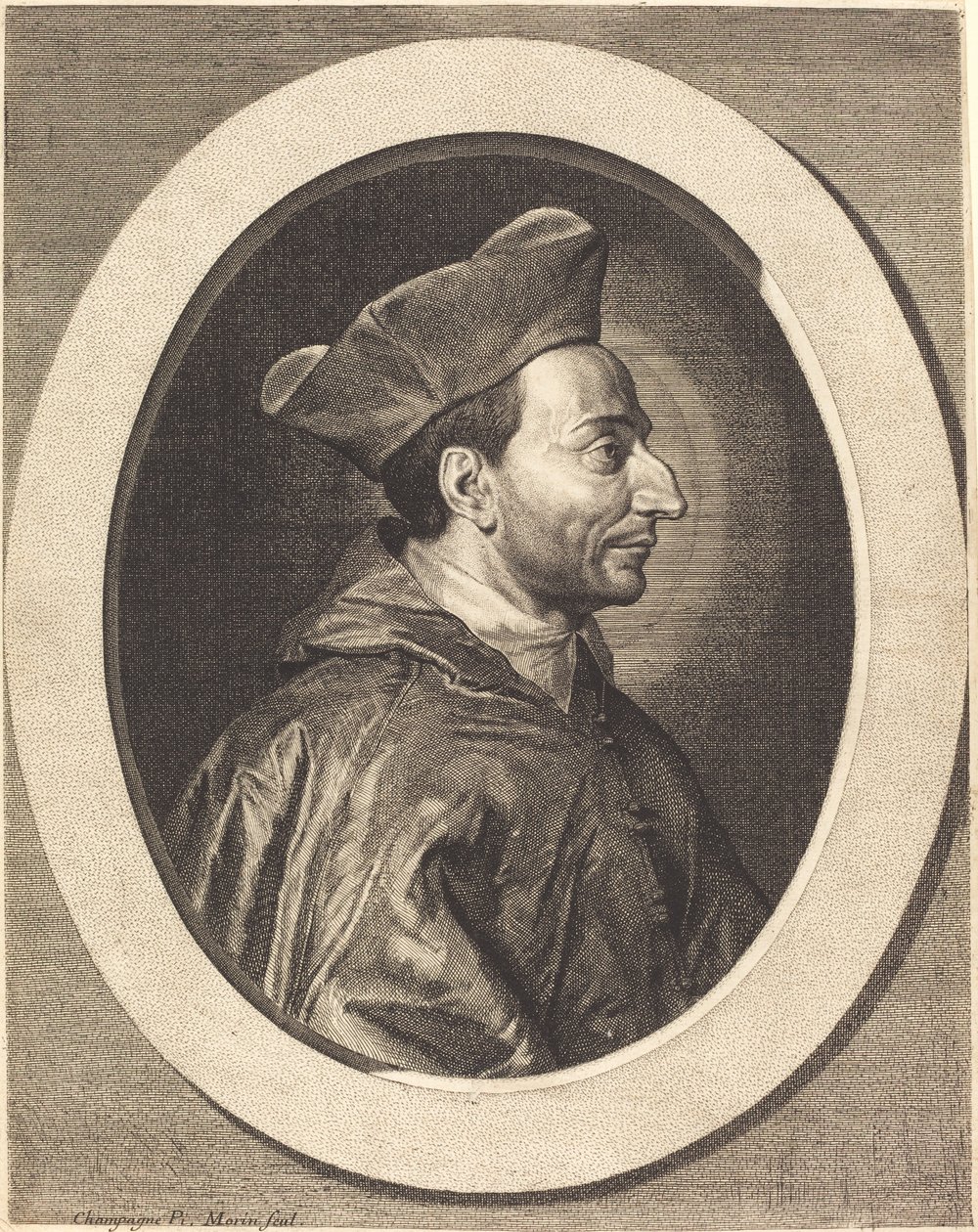Szent Károly, Borromeo bíboros alkotó: Jean Morin after Philippe de Champaigne