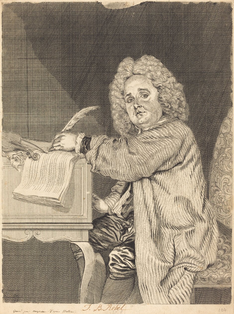 J.-B. Lázadó alkotó: Jean Moyreau, Antoine Watteau