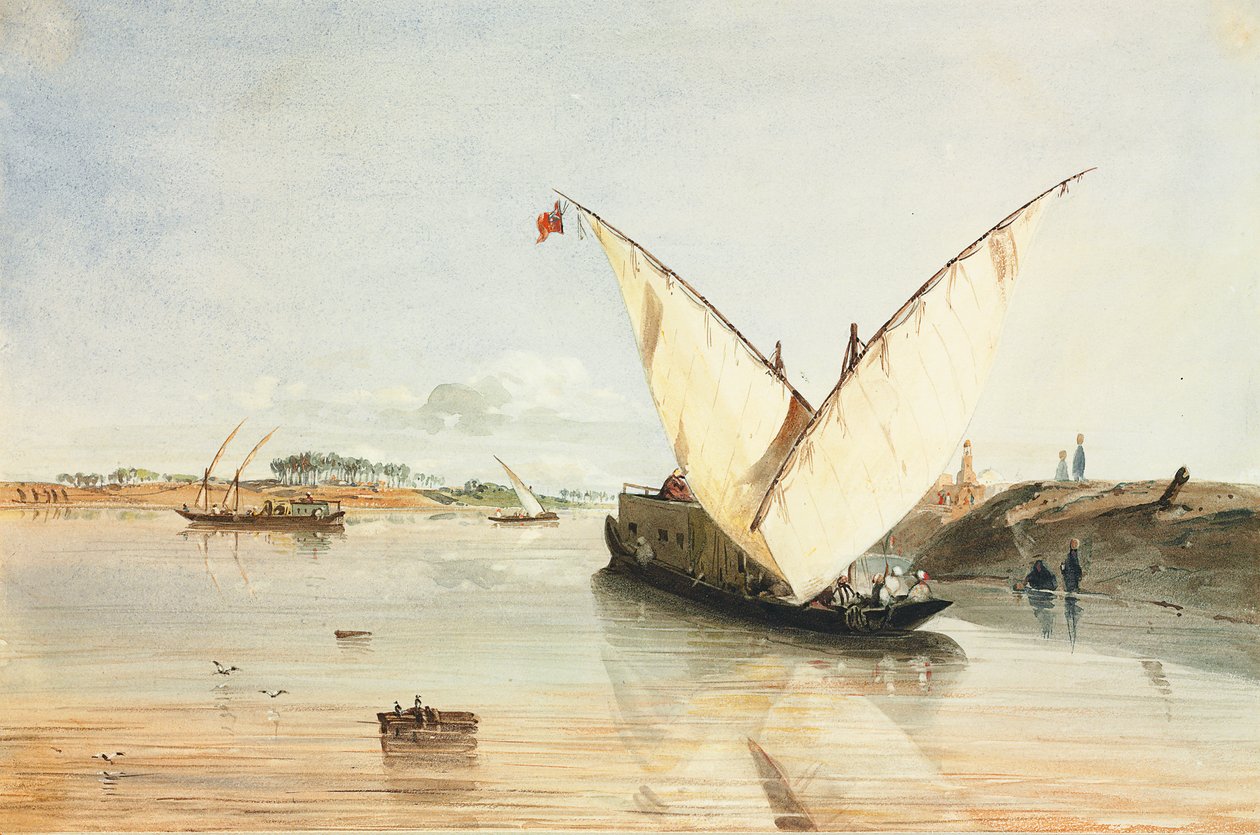 Nílusi csónak alkotó: Jean Nicolas Henri de Chacaton