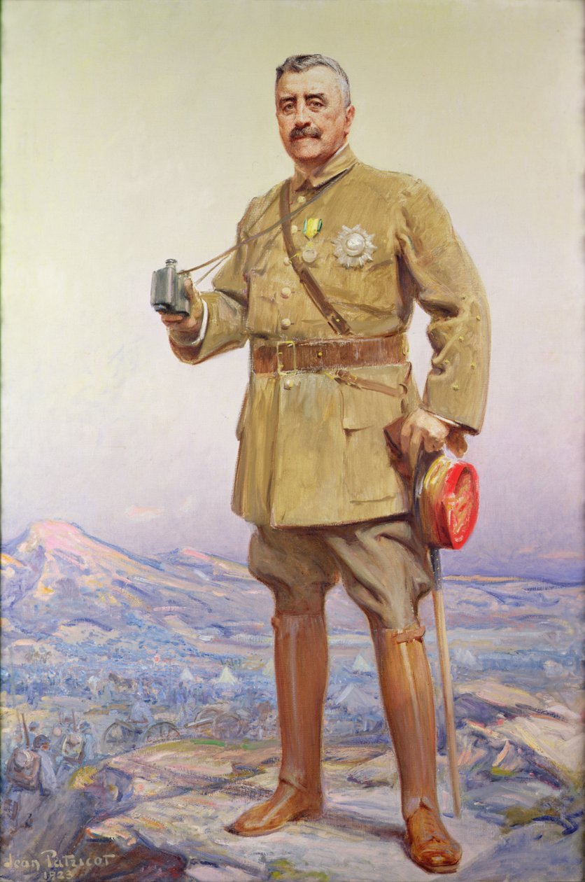 Louis-Félix Franchet Esperey (1856-1942), francia marsall (1832-1942) portréja alkotó: Jean Patricot