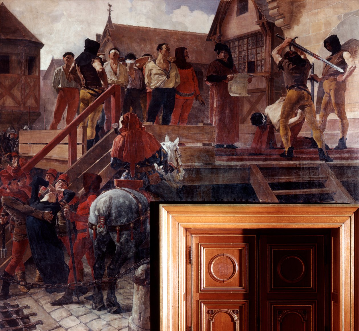 Jean Desmartes kivégzése, 1383 XIX. század eleji XX alkotó: Jean Paul Laurens