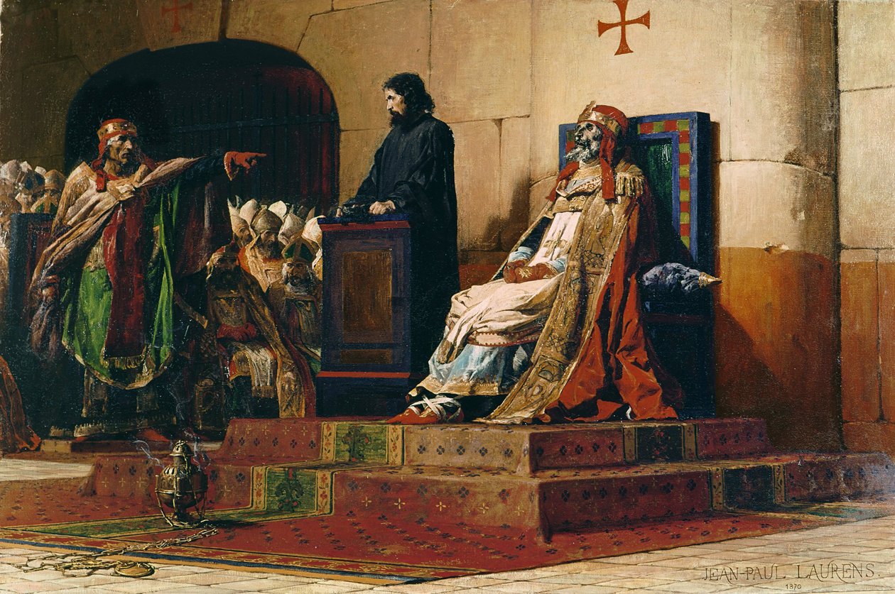 Formosus pápa és VII. István, 1870 alkotó: Jean Paul Laurens