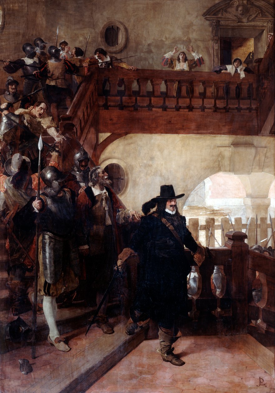 Broussel tanácsos letartóztatása, 1648. augusztus 26. 19. század eleje alkotó: Jean Paul Laurens