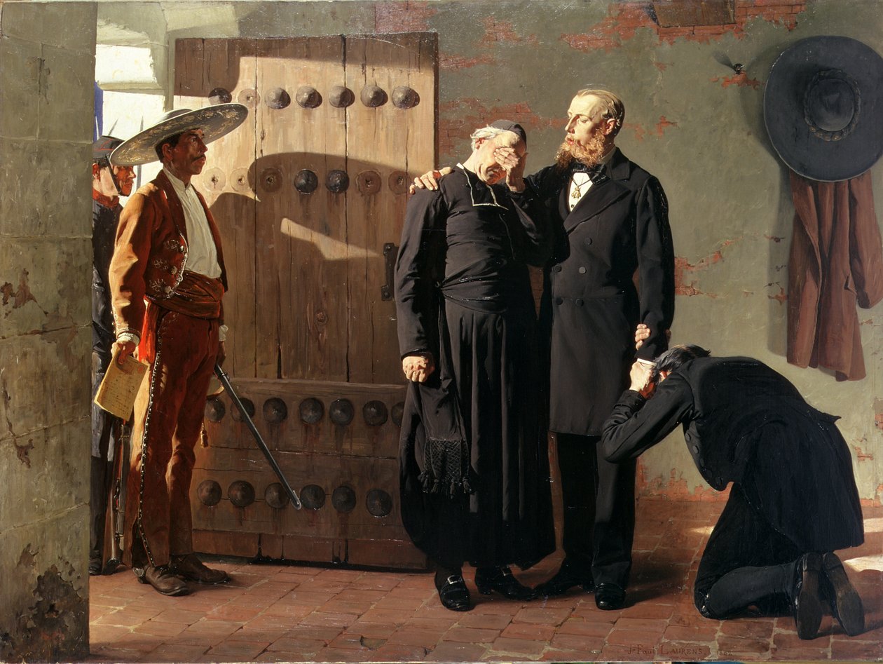 Maximilian utolsó pillanatai, 1882 alkotó: Jean Paul Laurens