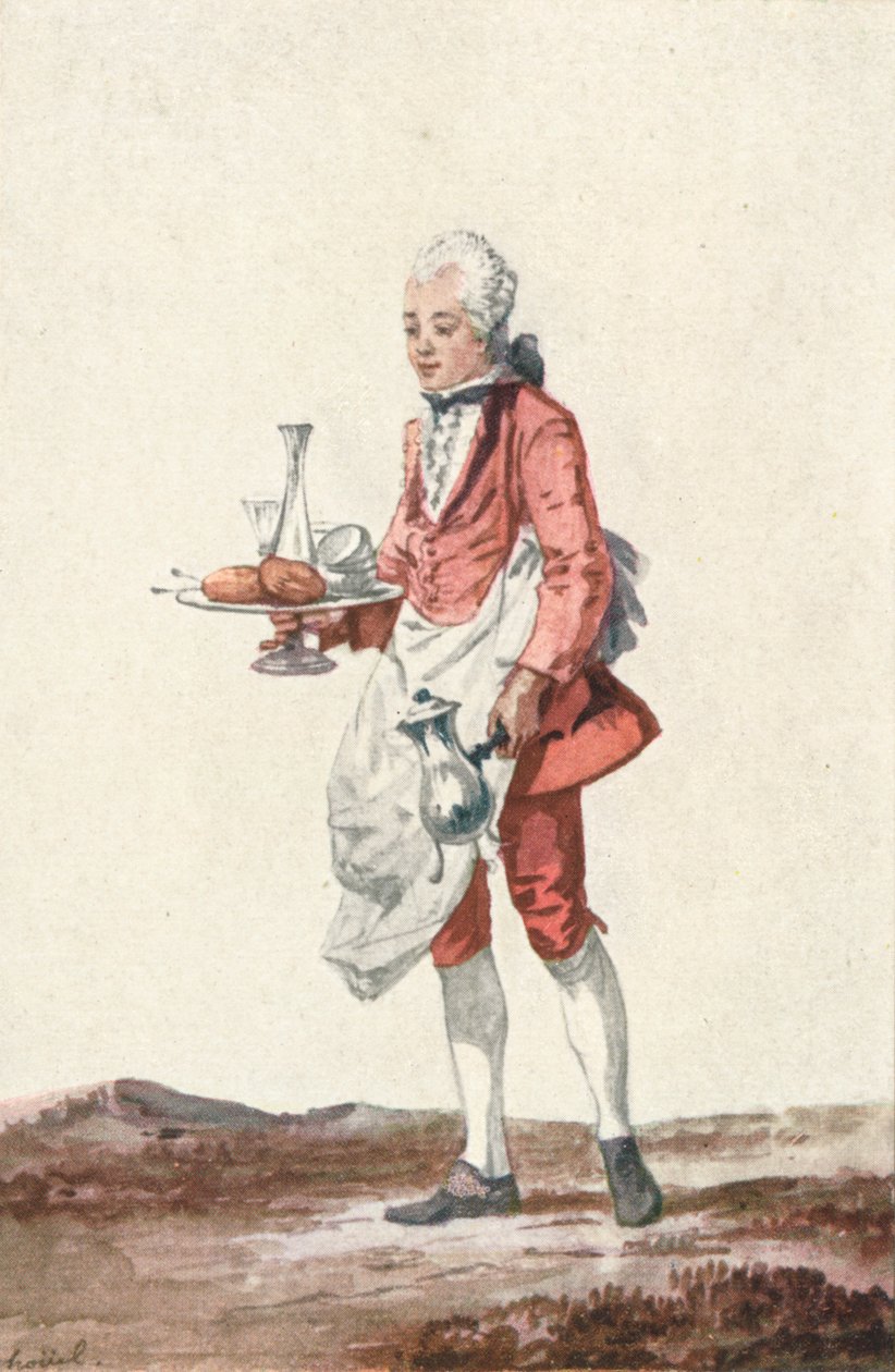 La Bouquetiere Garcon Cafetiere, XVIII. század, 1903 alkotó: Jean Pierre Houel