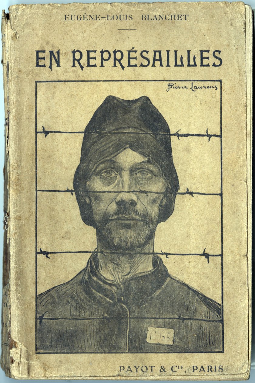 Borító, „En reprisailles”, Eugene-Louis Blanchet, illusztráció: Jean-Pierre Laurens (1875-1933). Kiadások Payot et Compagnie, Párizs alkotó: Jean Pierre Laurens