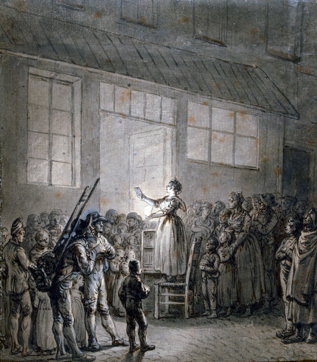 Egy népszerű énekes, 19. század alkotó: Jean Pierre Norblin de La Gourdaine