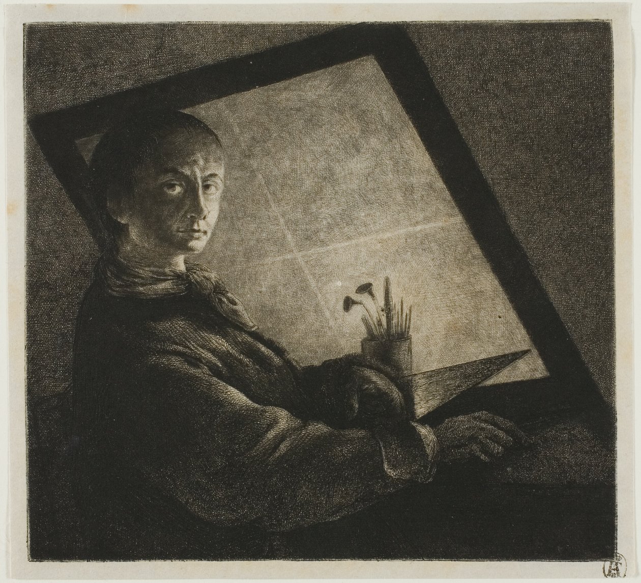 Önarckép alkotó: Jean Pierre Norblin de La Gourdaine