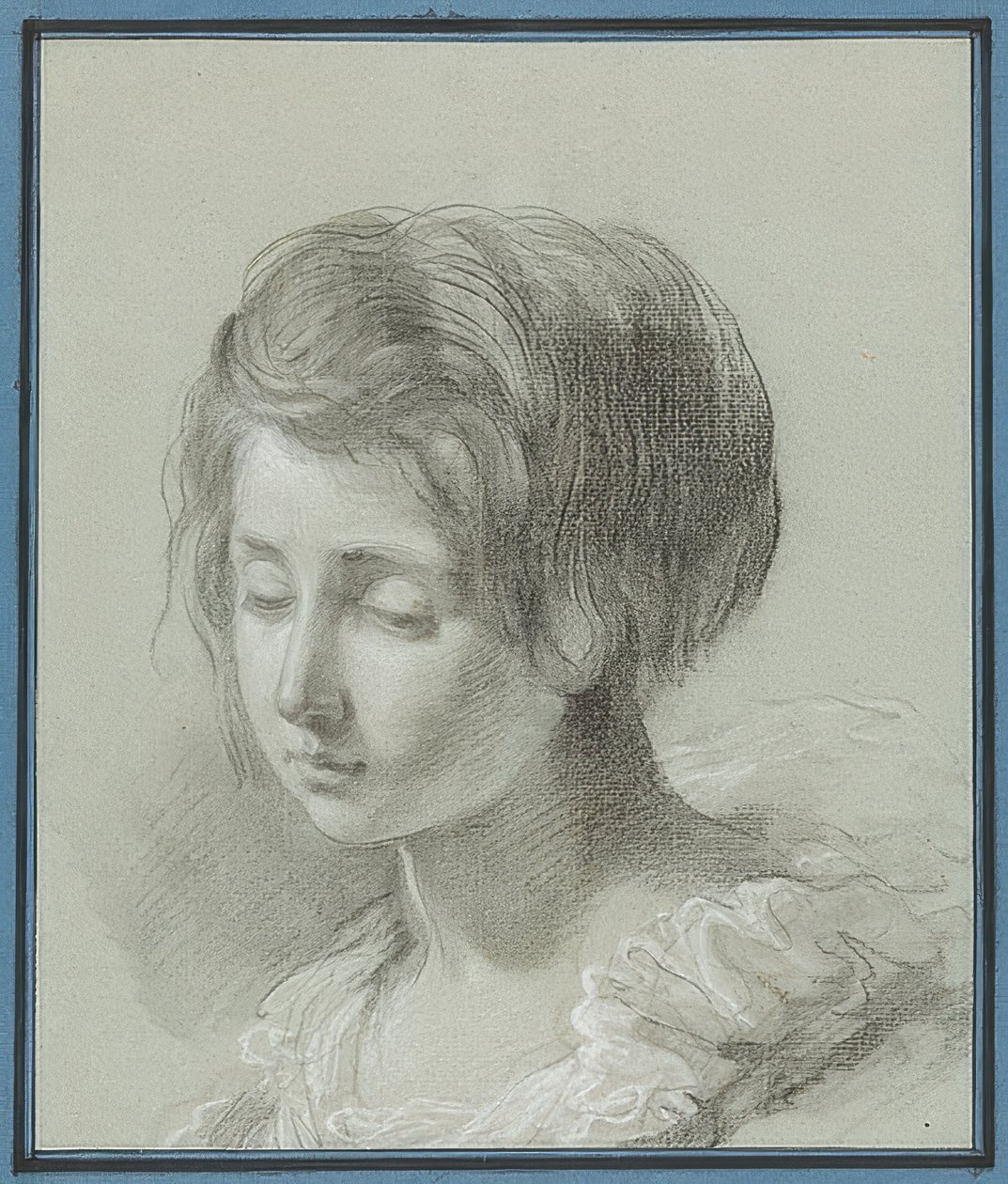 Egy fiatal nő portréja. 1781 körül alkotó: Jean Pierre Saint Ours