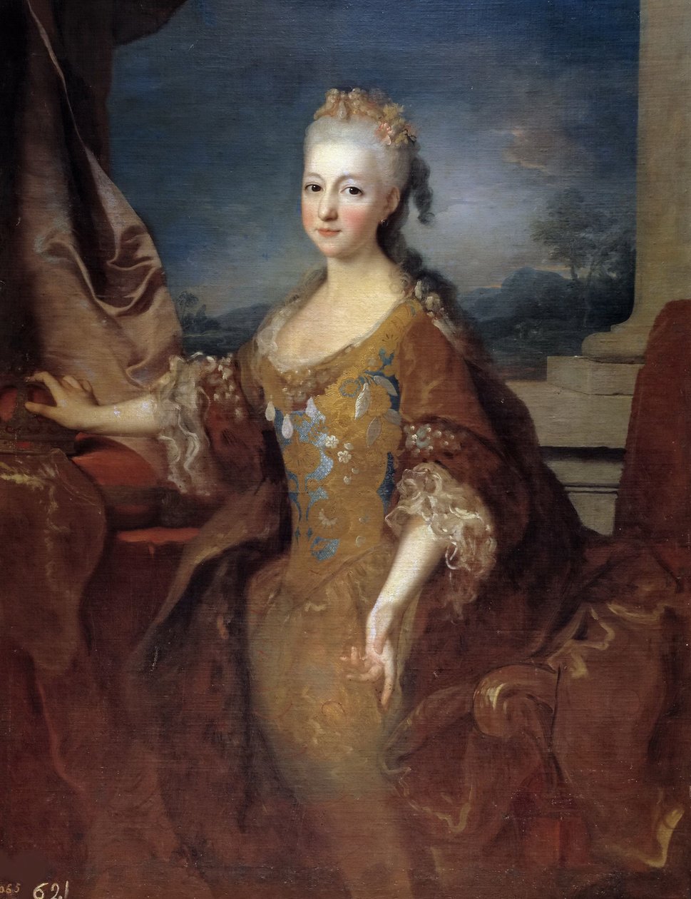 Louise Élisabeth dOrléans 1709-1742, Spanyolország királynője, 1724. alkotó: Jean Ranc