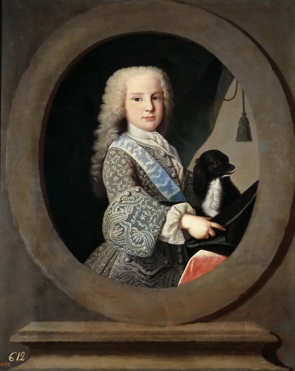 Luis Antonio Jaime spanyol 1727-1785, Infante bíboros, 1731. alkotó: Jean Ranc