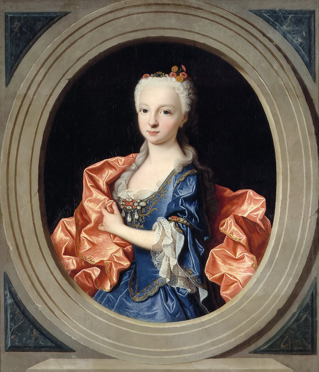 Maria Teresa Rafaela 1726-1746, Spanyolország Infanta, 1731. alkotó: Jean Ranc