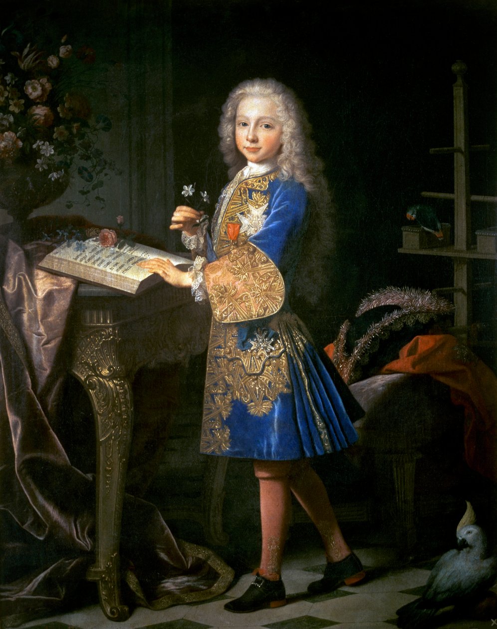 Bourbon Károly portréja alkotó: Jean Ranc
