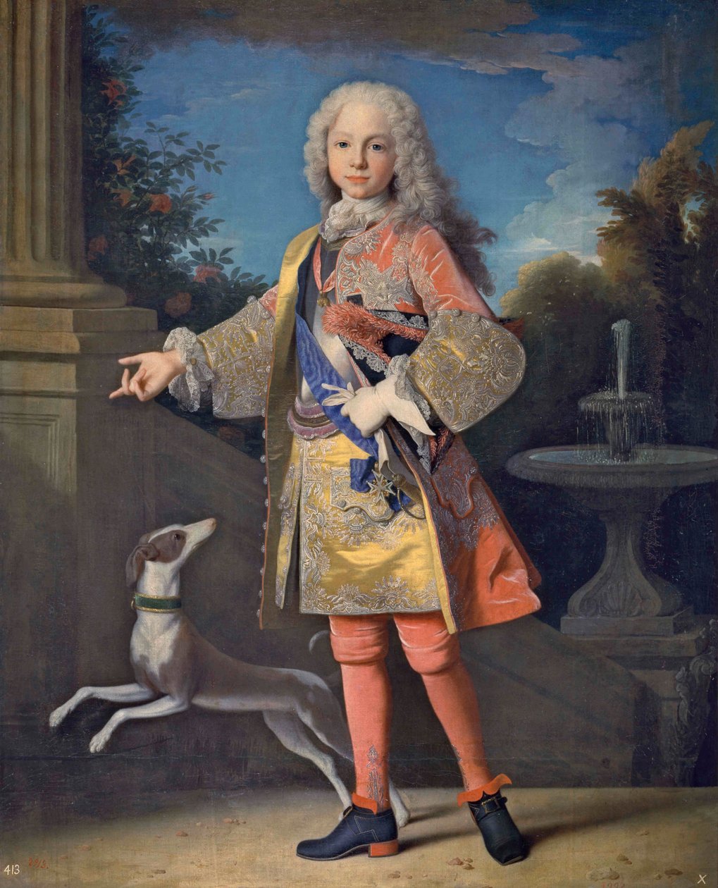 VI. Ferdinánd spanyol portréja 1713-1759, kb. 1723. alkotó: Jean Ranc