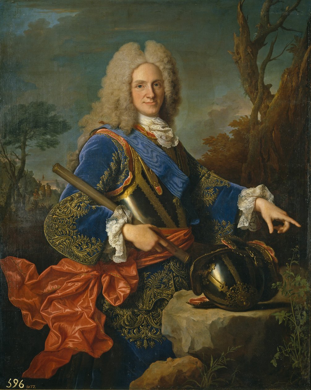 V. Fülöp 1683-1746 spanyol király portréja, 1723 alkotó: Jean Ranc