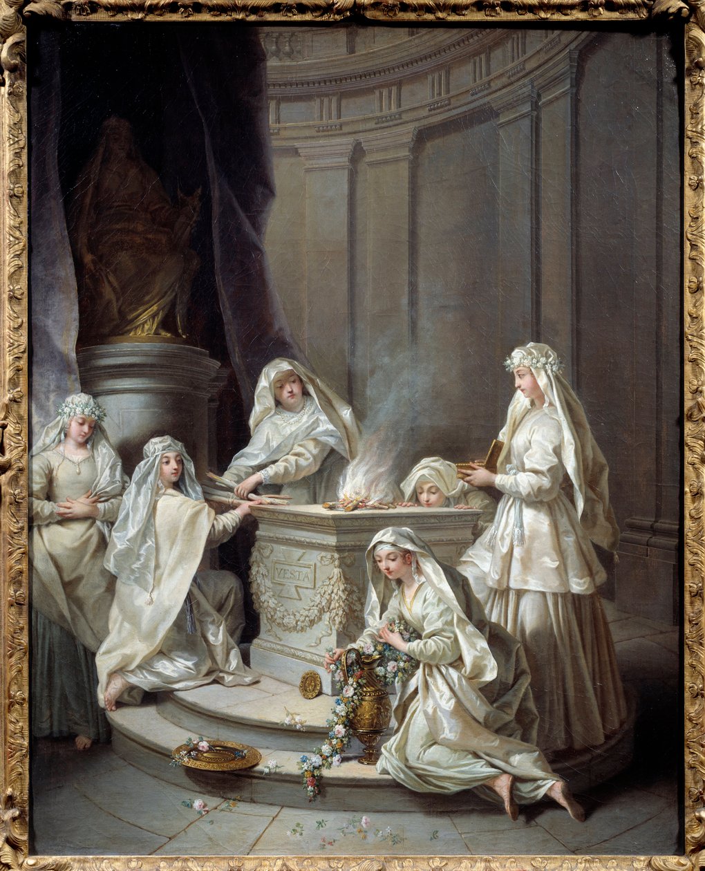 Ősi szüzek. Jean Raoux festménye (1677-1734) alkotó: Jean Raoux
