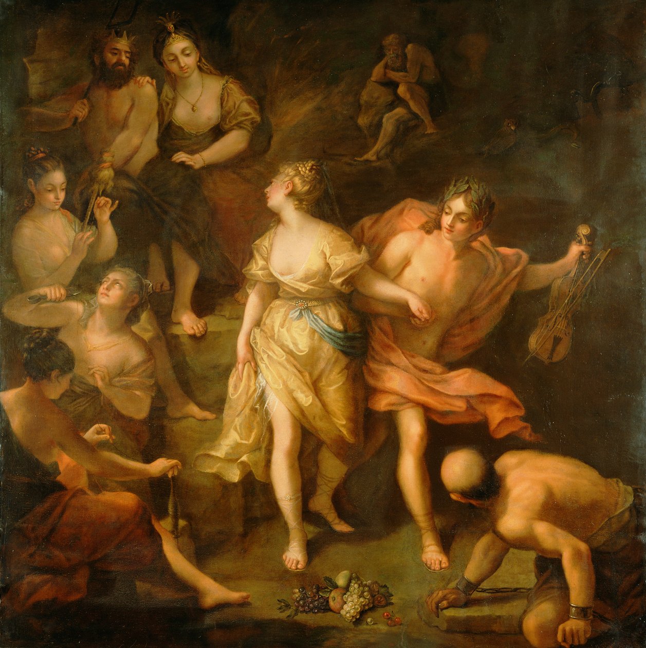 Orpheus és Eurydice, 1709 körül alkotó: Jean Raoux