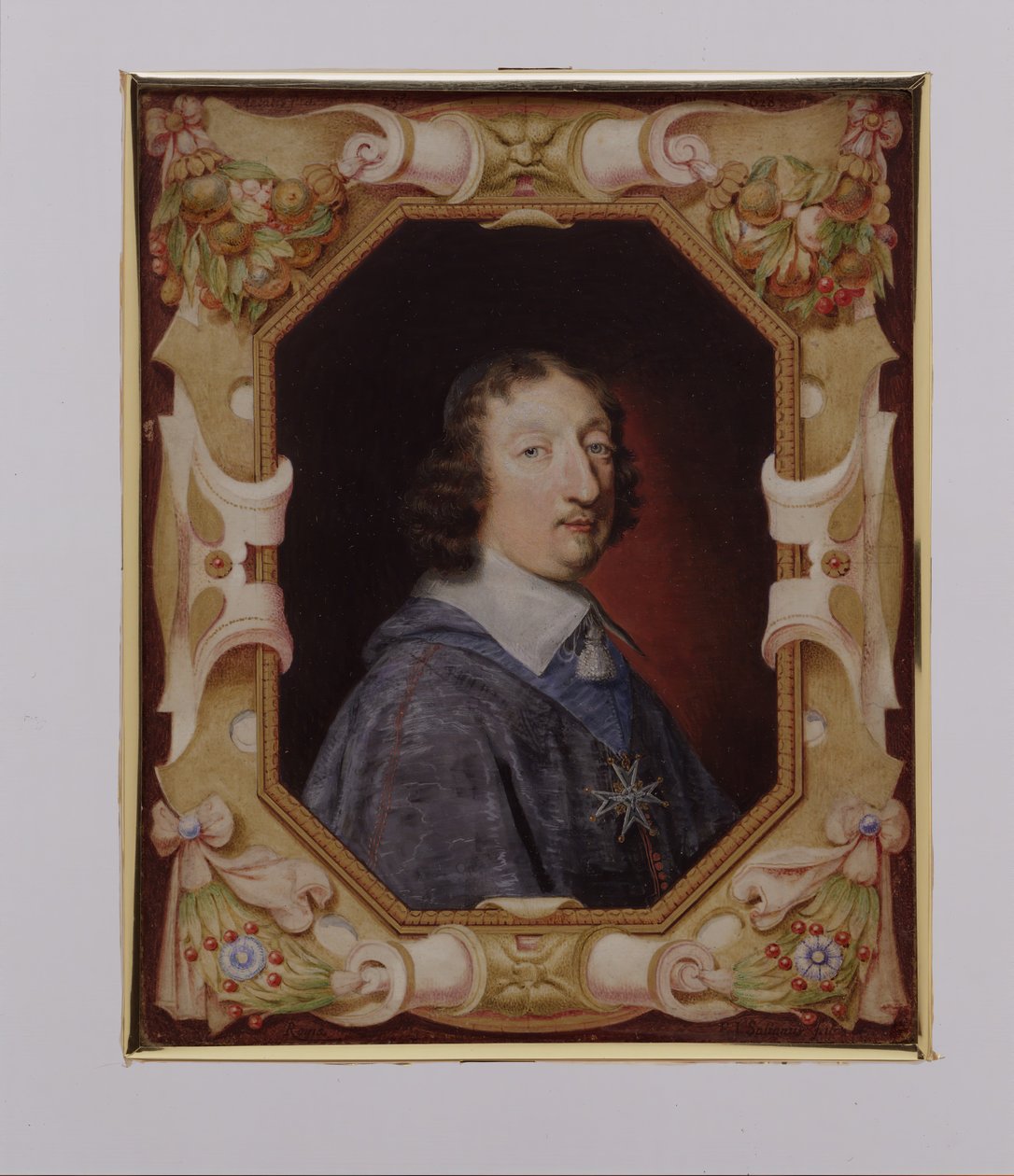 Egy egyházi ember portréja, 1628. alkotó: Jean Saillant