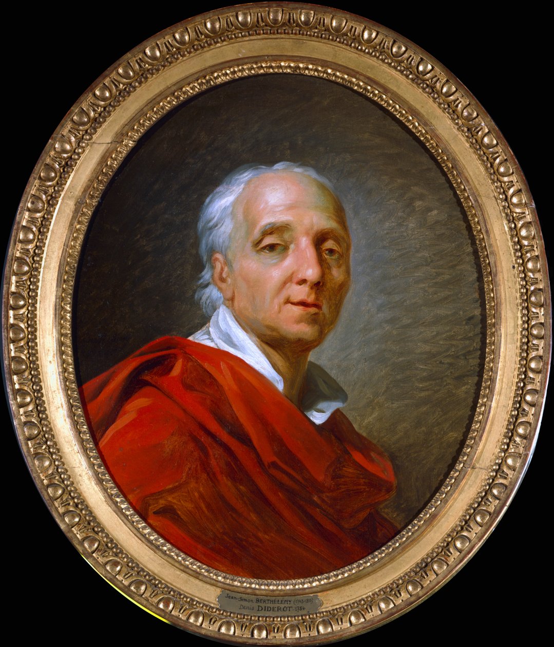 Denis Diderot, 18. századi francia író és enciklopédista, 1784 alkotó: Jean Simon Berthelemy