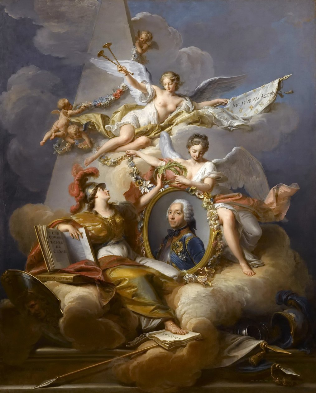 Charles Louis Auguste Fouquet, Belle-Isle hercege 1684-1761 alkotó: Jean Valade