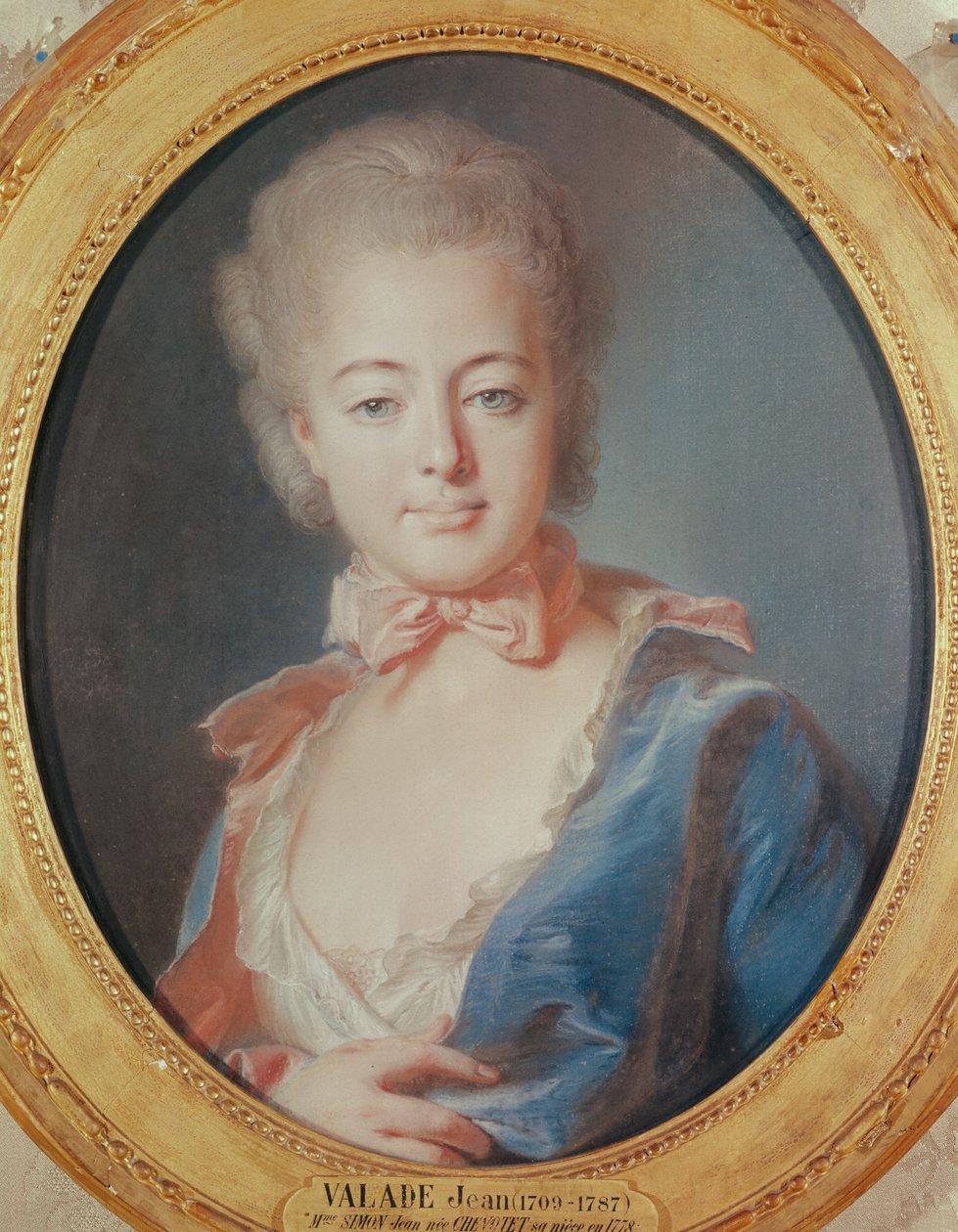 Marie Simon, 1788 (pasztell) alkotó: Jean Valade