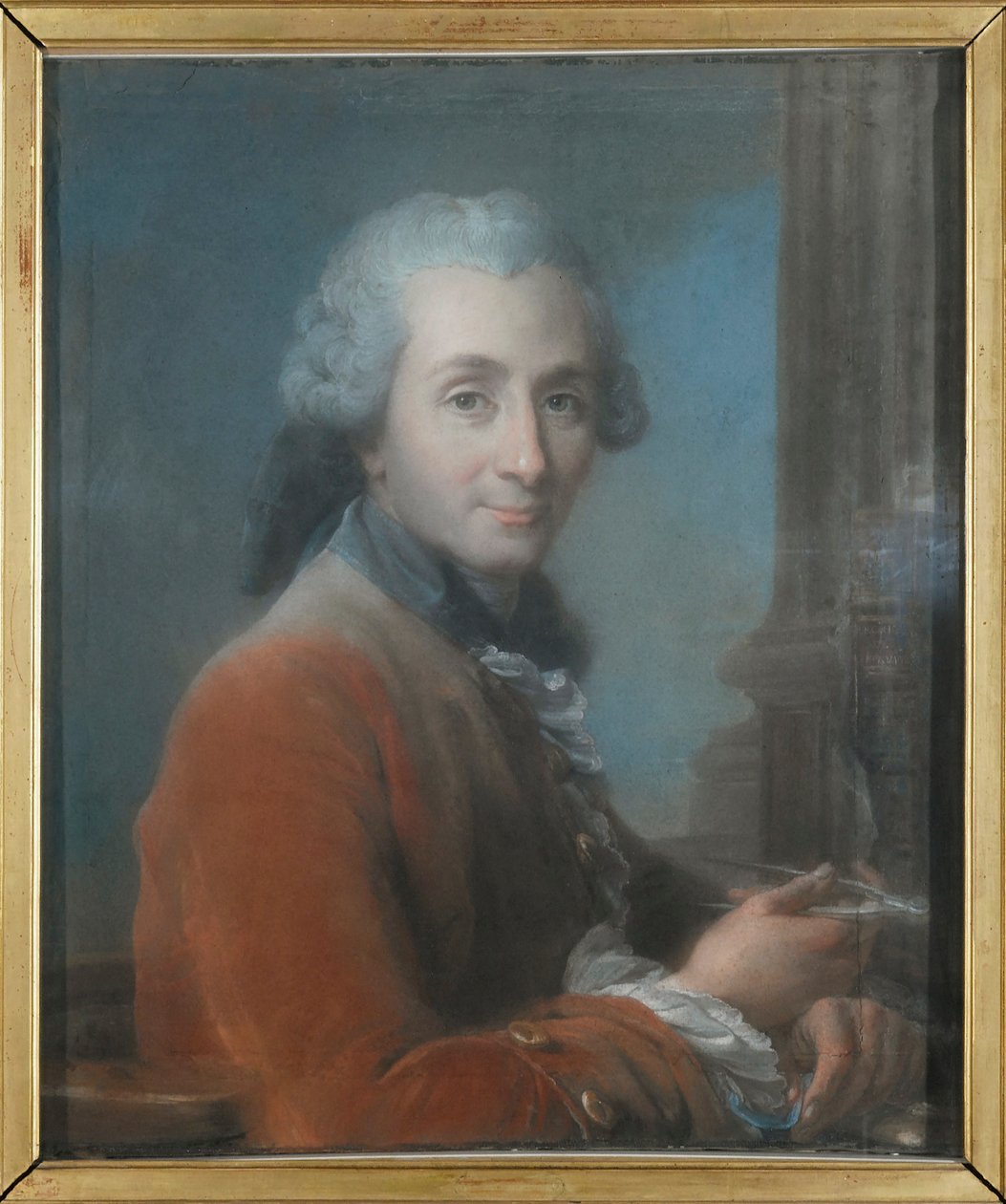 Jacques Gondouin de Folleville építész portréja 1737-1818 , c. 1780. alkotó: Jean Valade