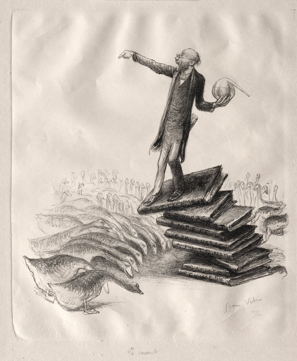 A Savant. alkotó: Jean Veber