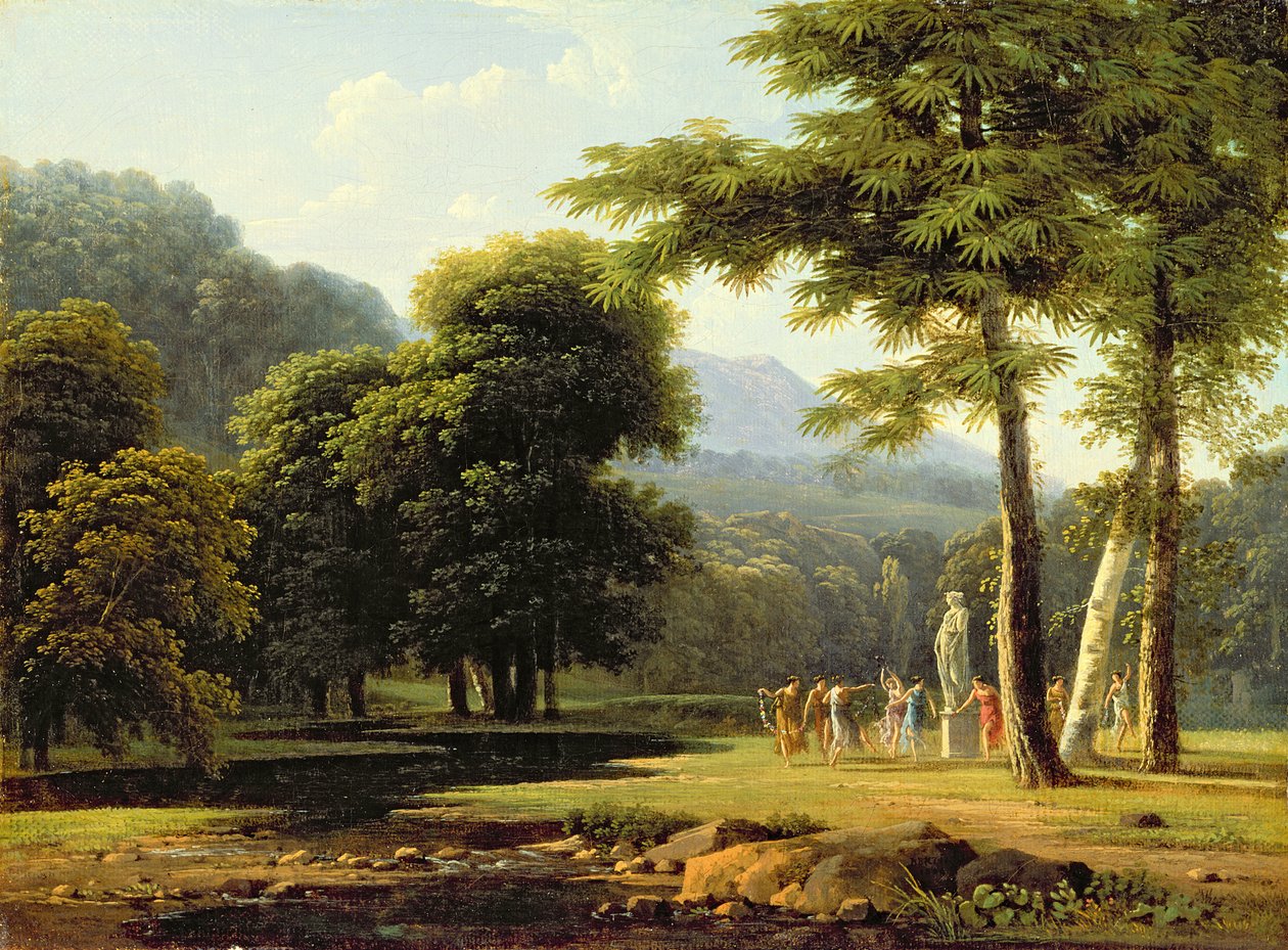 Tájkép alkotó: Jean Victor Bertin