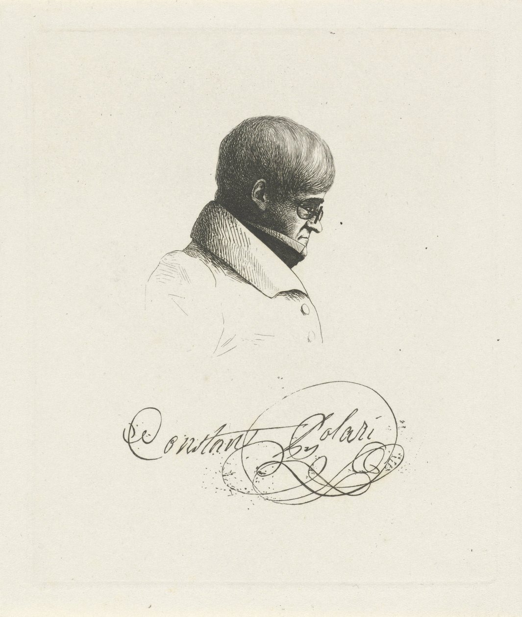 Constant Polari portréja alkotó: Jean Zacherie Mazel