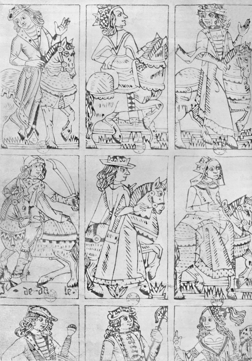 „A tizenötödik század lyonnesi játékkártyái”, 1903 alkotó: Jean de Dale