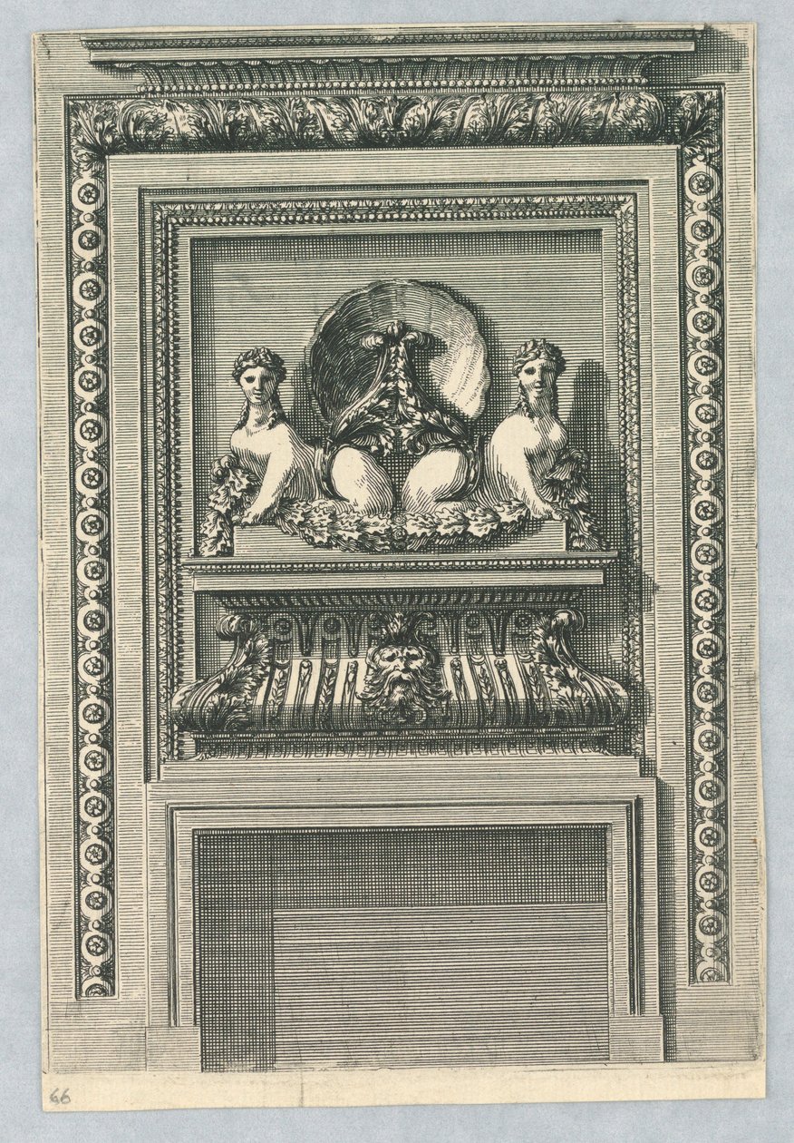 Tervezés palástdarabhoz alkotó: Jean le Pautre