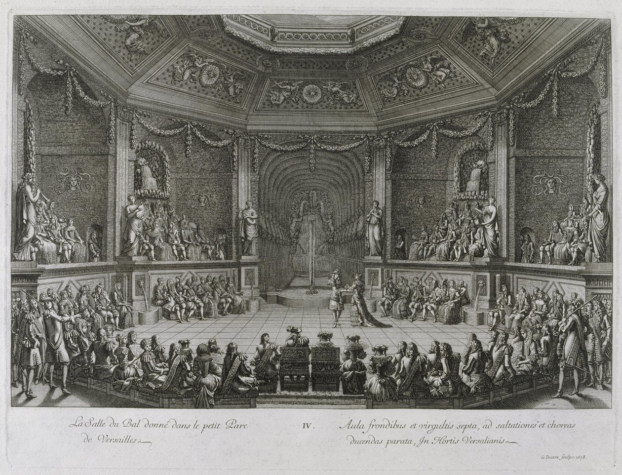 Versailles-i Nagy Királyi Szórakozás, 1668. július 18 alkotó: Jean le Pautre