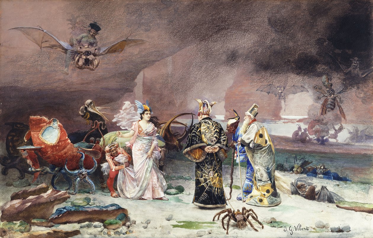 Tündérmese, alkotó: Jean or Jehan Georges Vibert