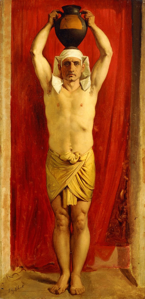 Egyiptomi vízszállító, alkotó: Jean or Jehan Georges Vibert