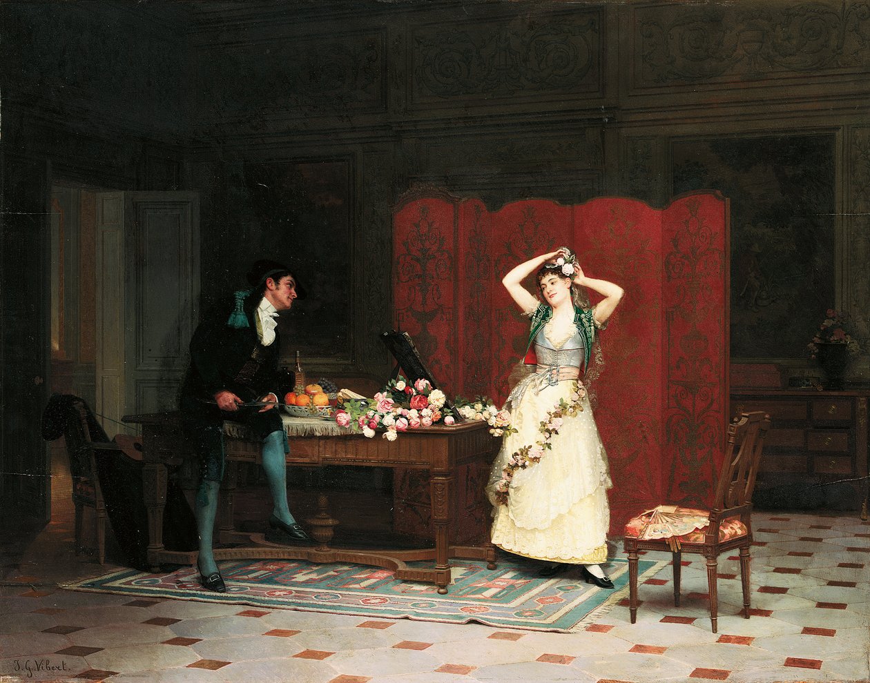 Az előkészületek alkotó: Jean or Jehan Georges Vibert
