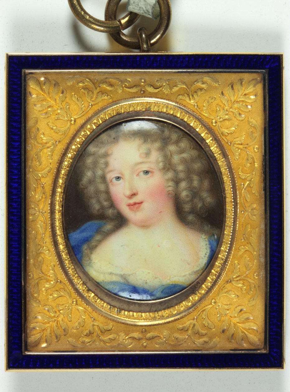 Egy hölgy, Francoise-Marguerite De Sevigne, De Grignan grófnő (zománc) alkotó: Jean the Elder Petitot