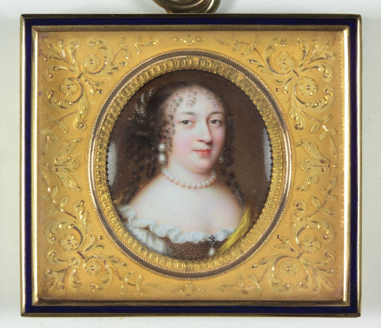 Egy hölgy, Madame de Louvois (zománc) alkotó: Jean the Elder Petitot