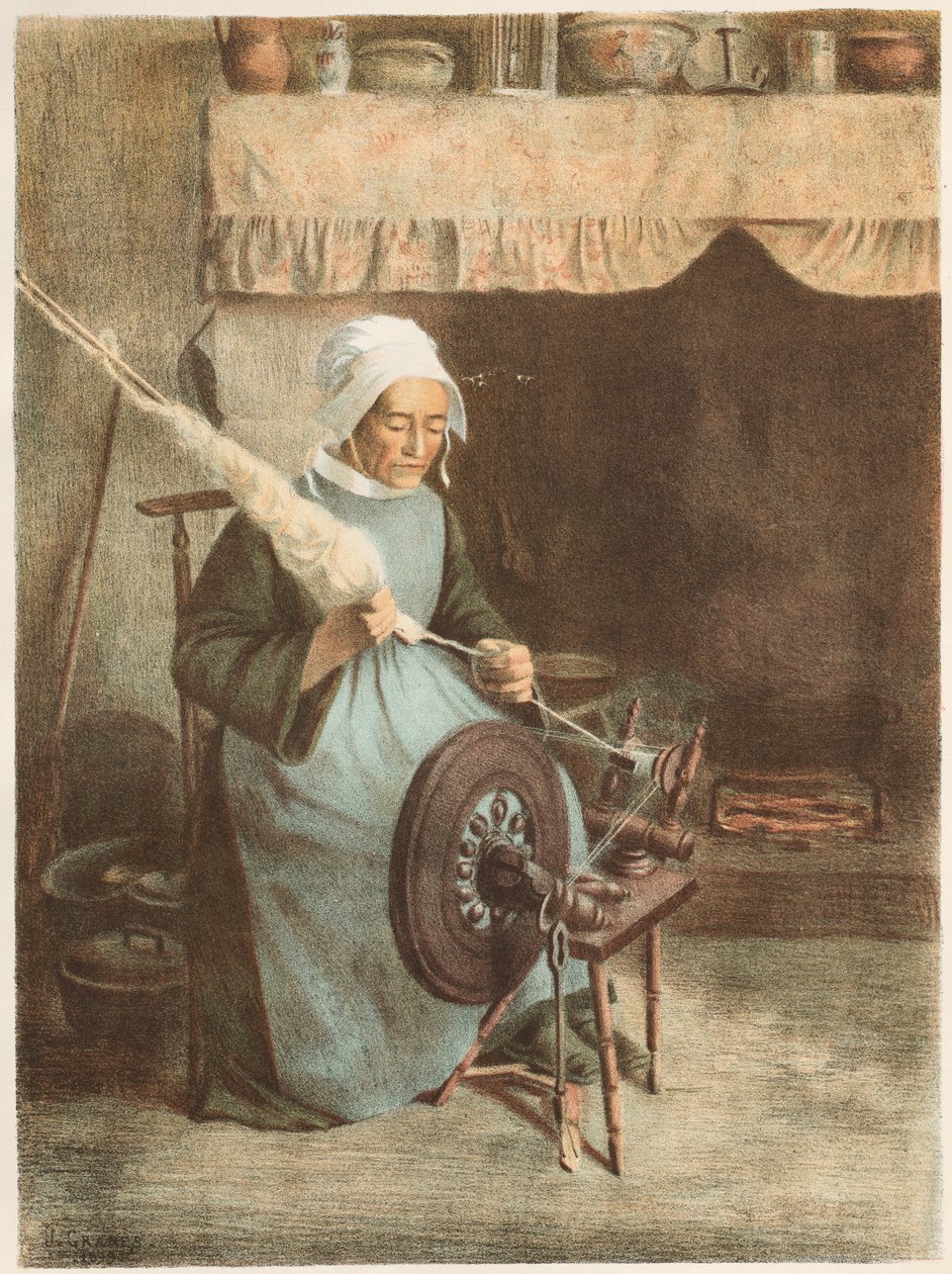 A nagymama, 1899. alkotó: Jeanne Granes