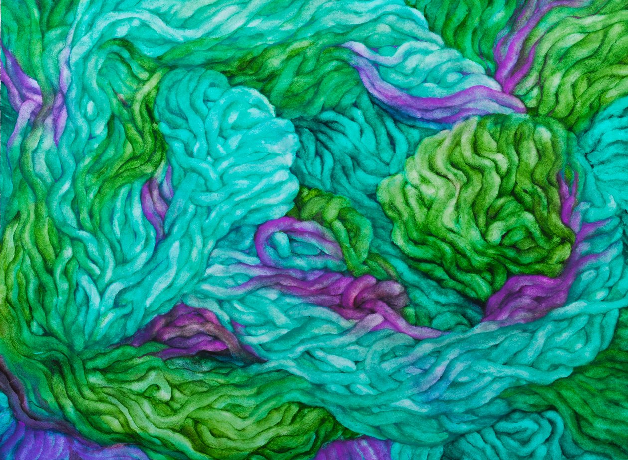 Wool Multi-coloured, 2013 (gúzs papíron) alkotó: Jeanne Maze