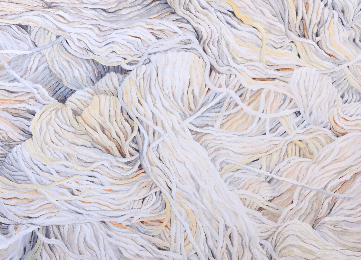 Wool White, 2013 (gouache, papír) alkotó: Jeanne Maze