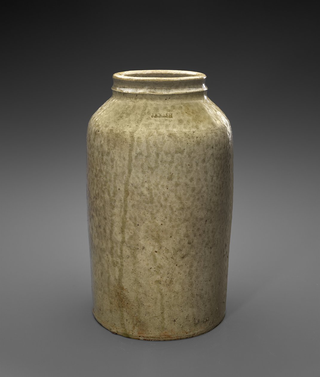 Jar, c. 1850-1860 (lúgos mázas kőedény) alkotó: Jefferson S. Nash Pottery